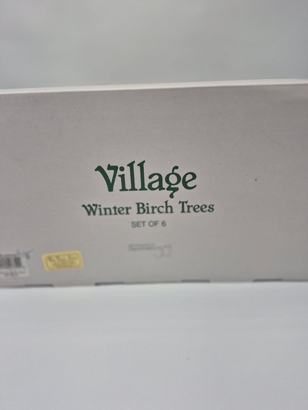 Department 56 winter Birch trees set of six